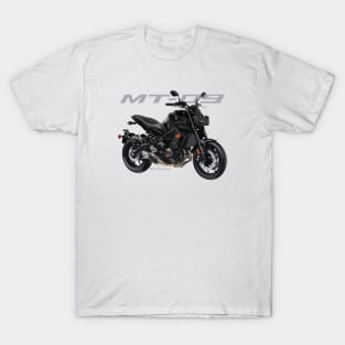 Yamaha MT-09 19 black, sal T-Shirt